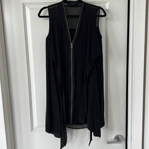 JAYDA SILK DRESS IN BLACK ALLSAINTS